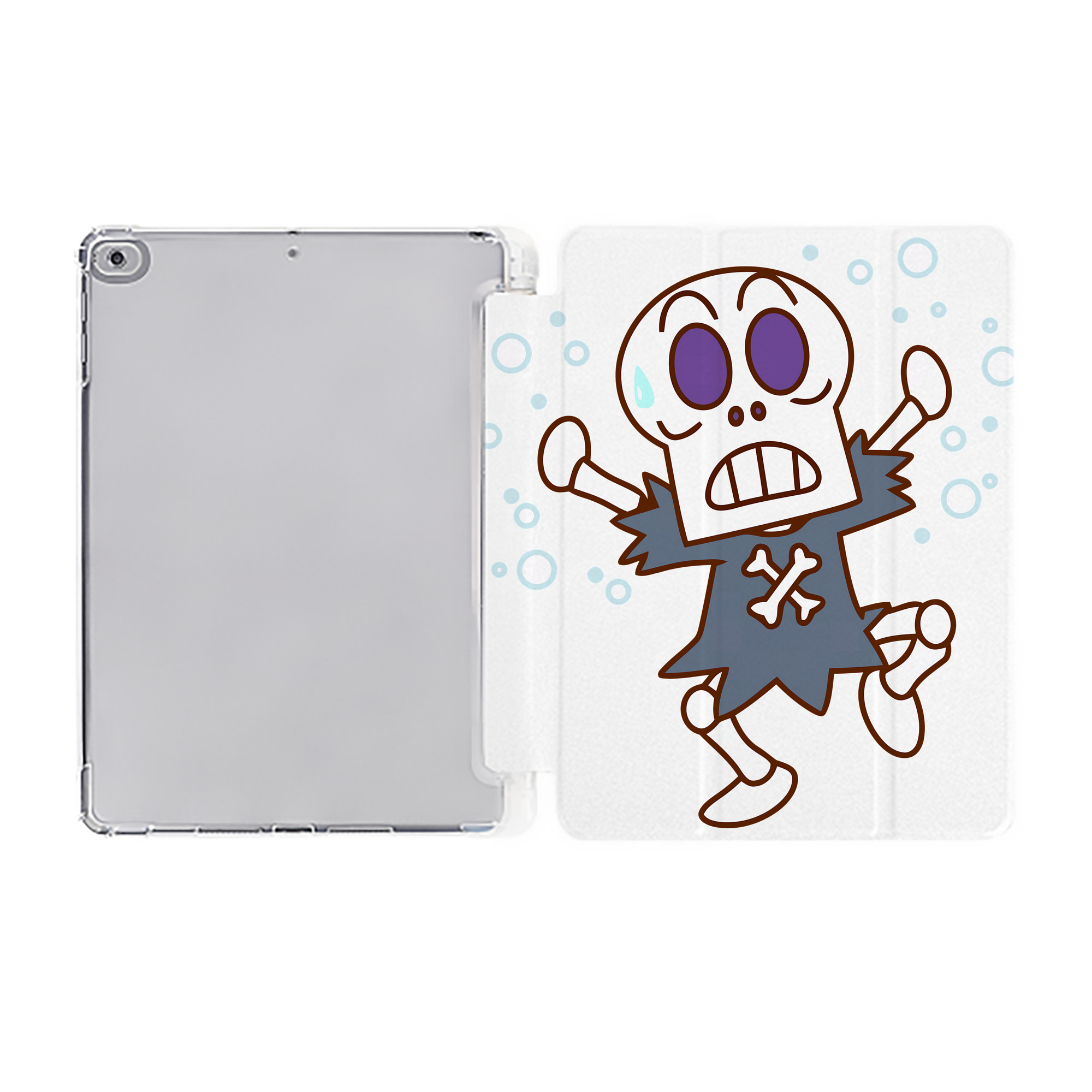 （画像用） アンパンマン Anpanman IPad ケース ペン収納付き 三つ折りスタンド PUレザー×シリコン 対応機種9.5/10.5/10.9インチ